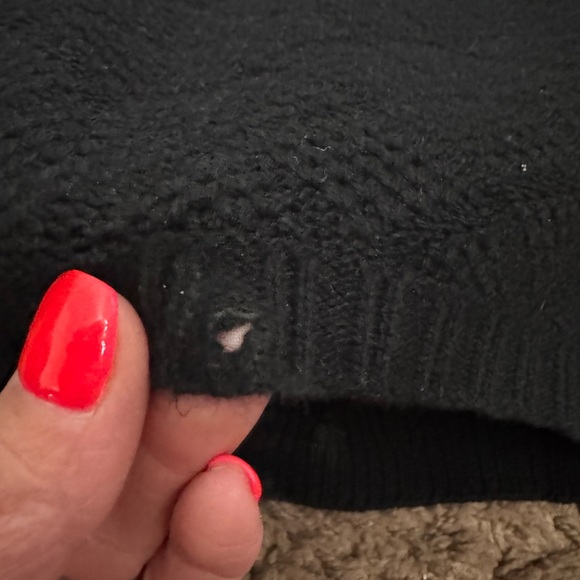 GIUSEPPE DI MORABITO Black Wool Knit Mini Skirt Diamond Buttons XS - Picture 5 of 9